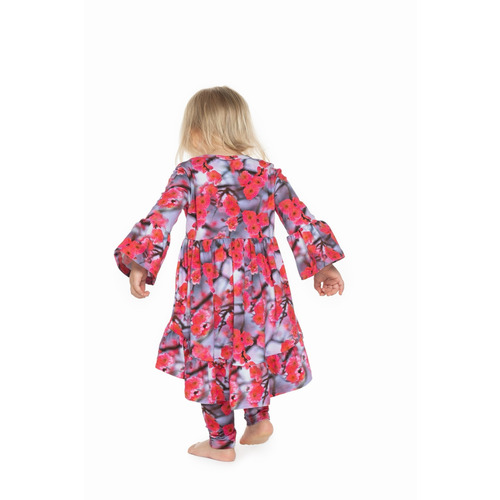 Ruffled tunic dress 