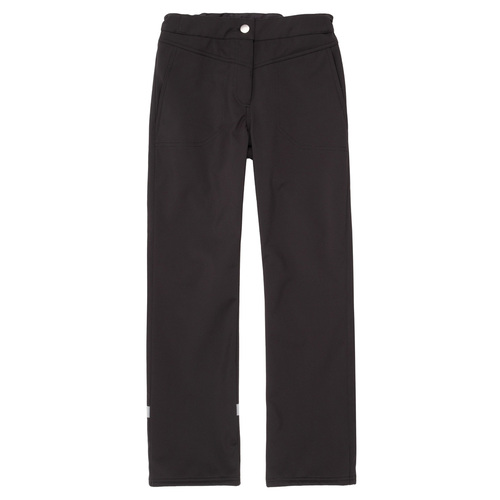 Pantalons softshell noirs pour filles, printemps-automne 