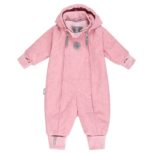Tuta neonato in lana merino riflettente 