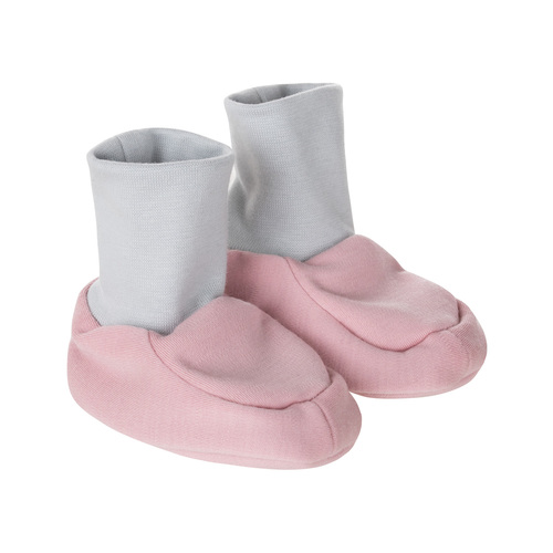 Gefütterte Baby-Booties aus Merinowolle 