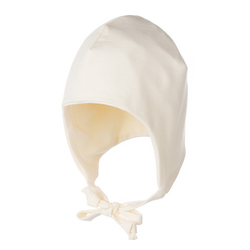 Cappellino bianco in cotone per neonato 