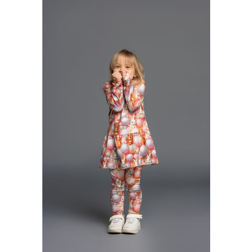 Vestito manica lunga neonata 
