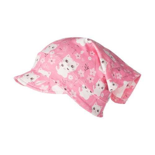 Cappellino con visiera per neonata 