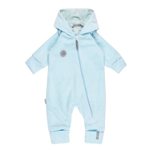 Combinaison velours bébé doublée jersey 