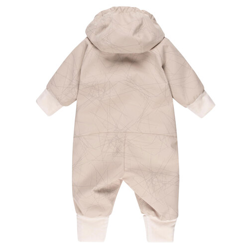 Tuta neonato in lana merino riflettente 
