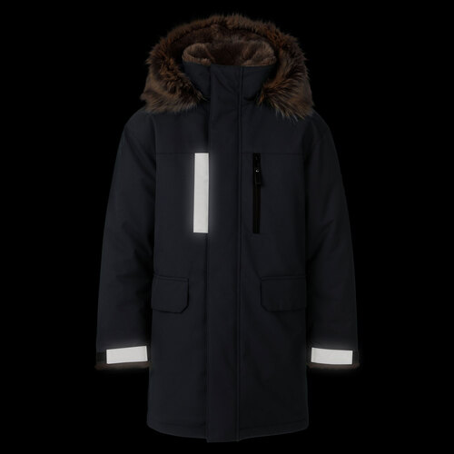Abrigo de Invierno con Detalles Reflectantes 