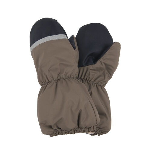 Gants d'hiver chauds bleu foncé avec doublure en laine 