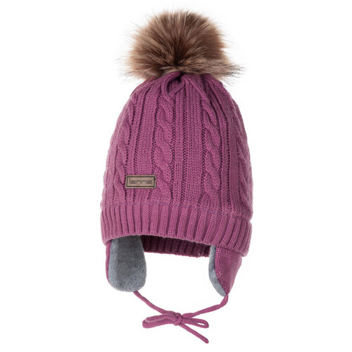 Wintermütze mit Bommel für Babys 