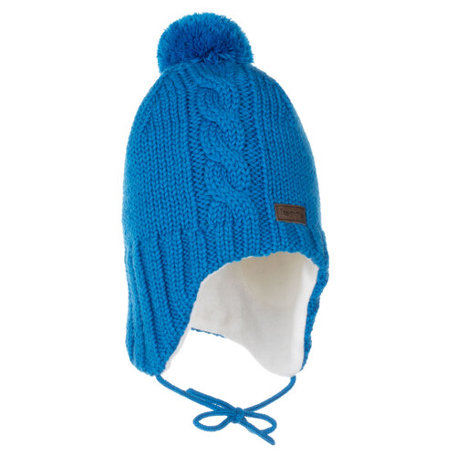 Cappellino invernale in lana merino con paraorecchie 