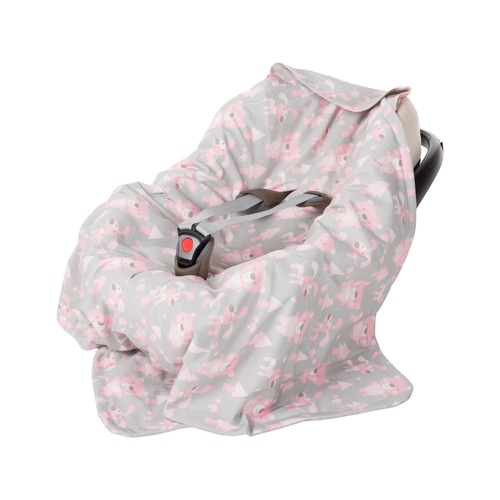 Babydecke mit Gurtöffnungen 