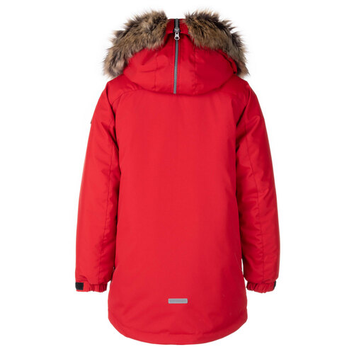 Winterparka mit reichem Pelzbesatz 