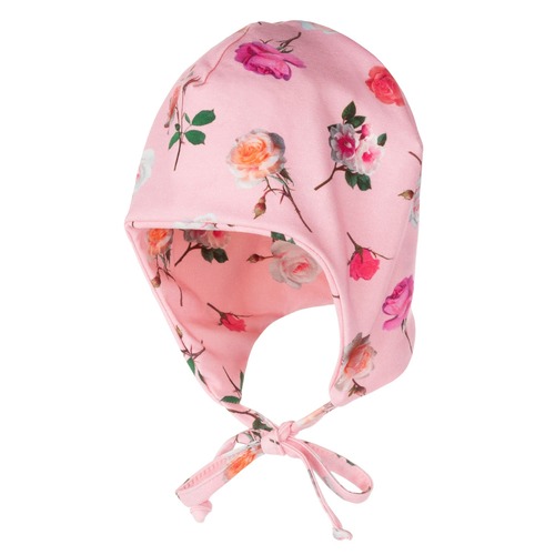 Cappellino bianco in cotone per neonato 