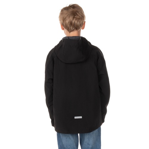 Giacca Softshell Nera Foderata in Merino 