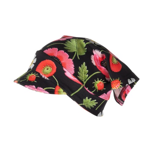 Weiße Bandana mit Schirm 