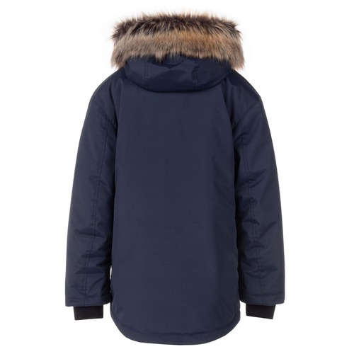 Dunkelgrauer Winterparka 
