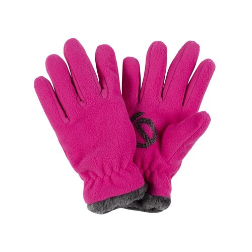 Gants d'hiver gris clair chauds 