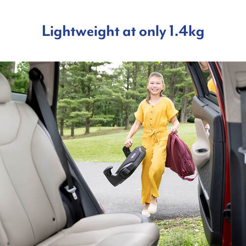 Seggiolino rialzo senza schienale Graco Booster Basic R129 — leggero e sicuro 