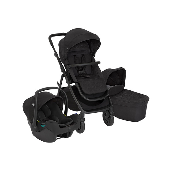 Passeggino 3‑in‑1 Graco Near2Me™ DLX (navicella, seggiolino auto, passeggino) 