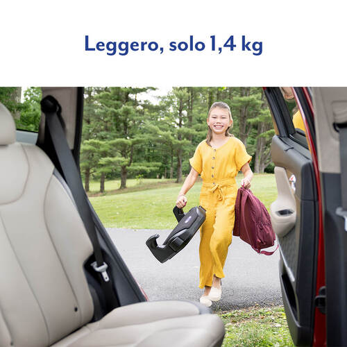 Seggiolino rialzo senza schienale Graco Booster Basic R129 — leggero e sicuro 