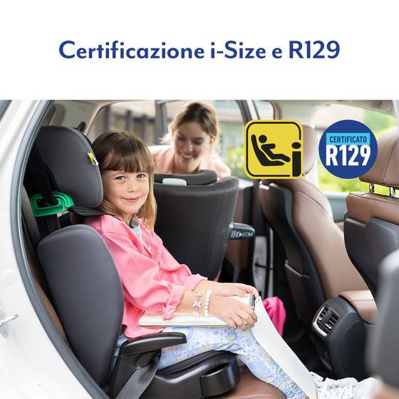Graco Junior Maxi i‑Size R129 Booster Car Seat (for children ~3.5–12 years, 100–150 cm) 