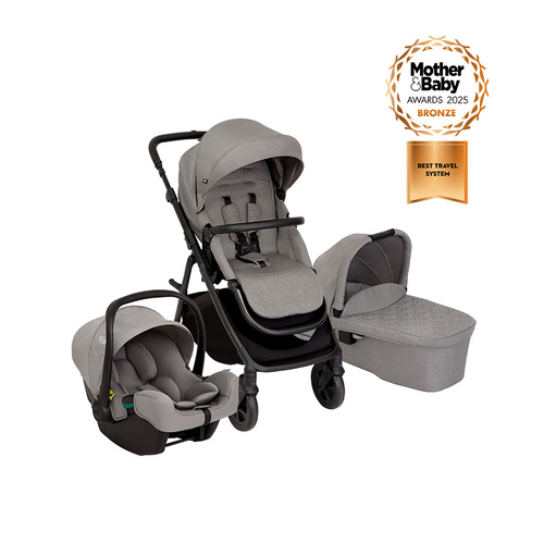 Коляска 3в1 Graco Near2Me™ DLX (люлька, автокрісло, прогулянкова коляска) Зображення