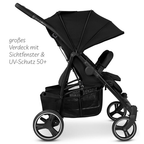 Cochecito Doble ABC Design D Two Negro 