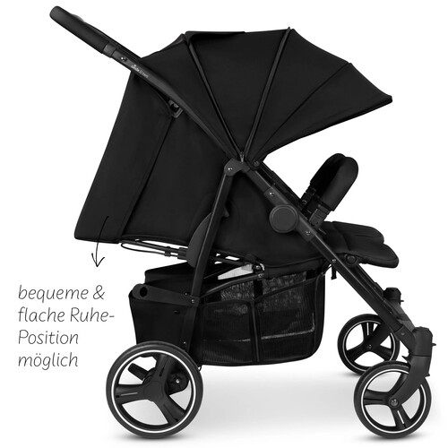 Cochecito Doble ABC Design D Two Negro 
