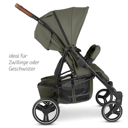 Cochecito Doble ABC Design D Two Negro 