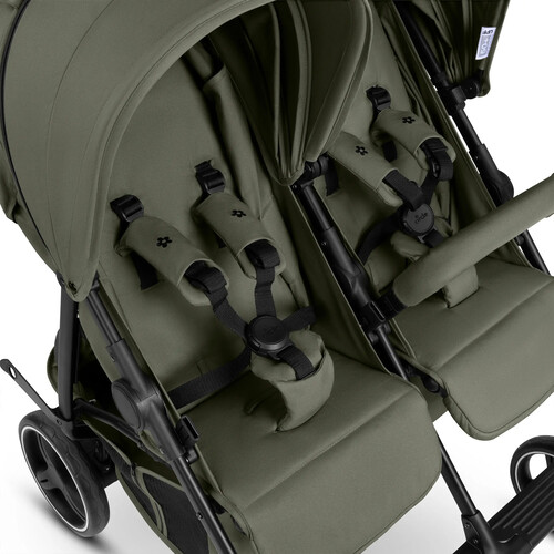 Cochecito Doble ABC Design D Two Negro 