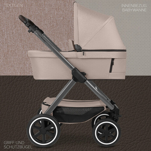 Коляска 3 в 1 ABC Design Samba 2 — колір Мигдаль Зображення