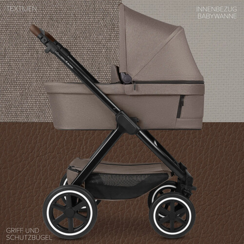 Коляска 3 в 1 ABC Design Samba 2 — колір Мигдаль Зображення