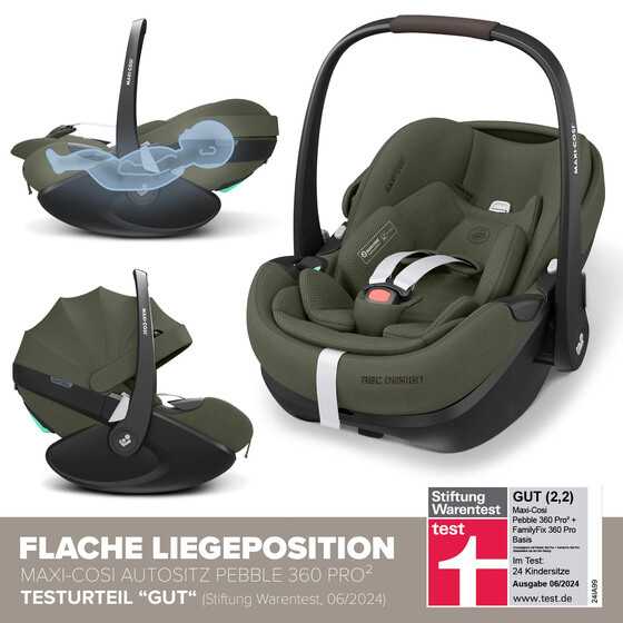 Passeggino 3 in 1 Salsa 5 Air con seggiolino auto Maxi-Cosi Pebble 360 Pro 2 — colore Avocado  (hover)
