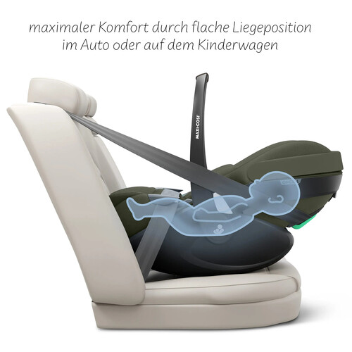 Passeggino 3 in 1 Salsa 5 Air con seggiolino auto Maxi-Cosi Pebble 360 Pro 2 — colore Avocado 