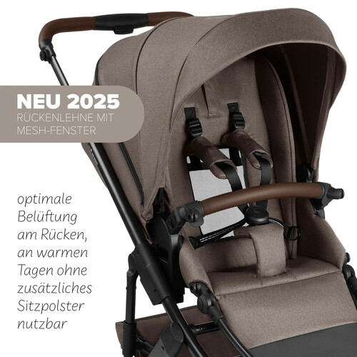 Passeggino 3 in 1 Salsa 5 Air con seggiolino auto Maxi-Cosi Pebble 360 Pro 2 — colore Avocado 