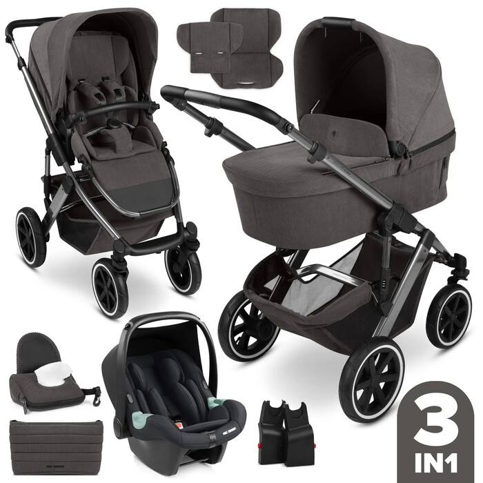 3-in-1 Kinderwagen Salsa 5 Air — Farbe Mandel 