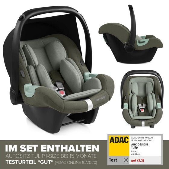 Passeggino 3 in 1 ABC Design Salsa 5 Run — colore Avocado  (hover)