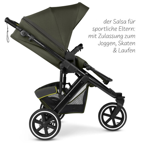 Passeggino 3 in 1 ABC Design Salsa 5 Run — colore Avocado 