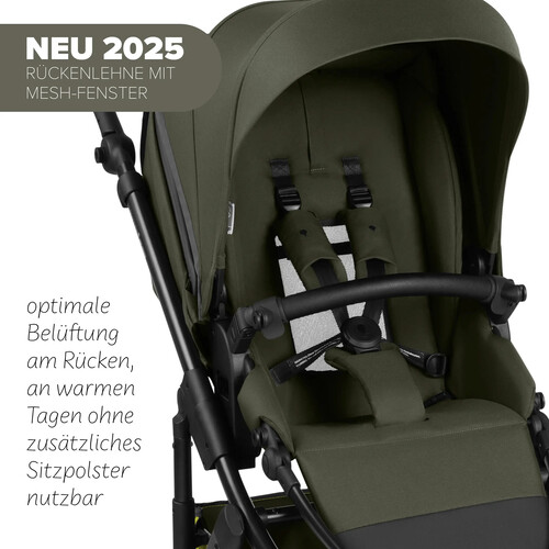 Passeggino 3 in 1 ABC Design Salsa 5 Run — colore Avocado 