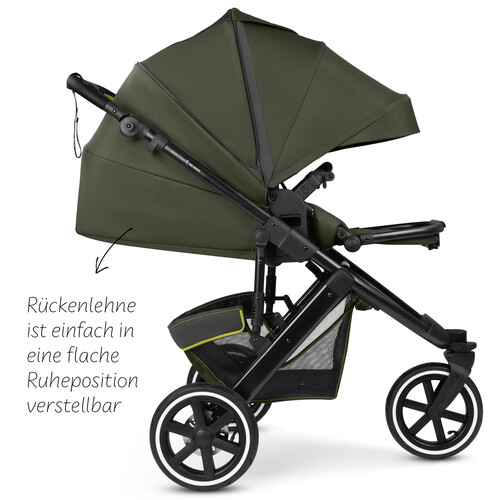 Passeggino 3 in 1 ABC Design Salsa 5 Run — colore Avocado 