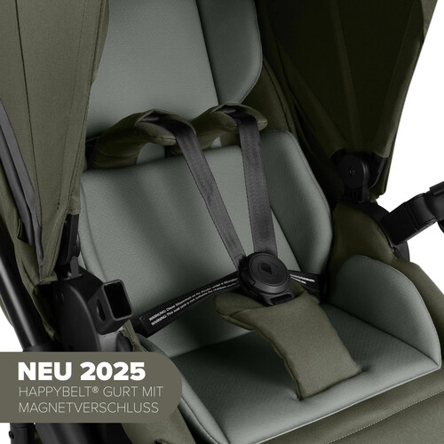 Passeggino 3 in 1 ABC Design Salsa 5 Run — colore Avocado 
