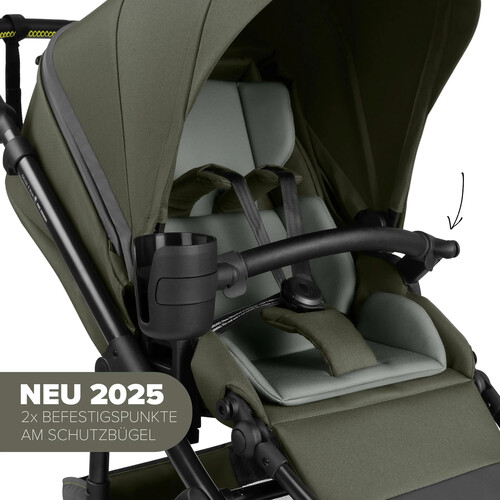 Passeggino 3 in 1 ABC Design Salsa 5 Run — colore Avocado 