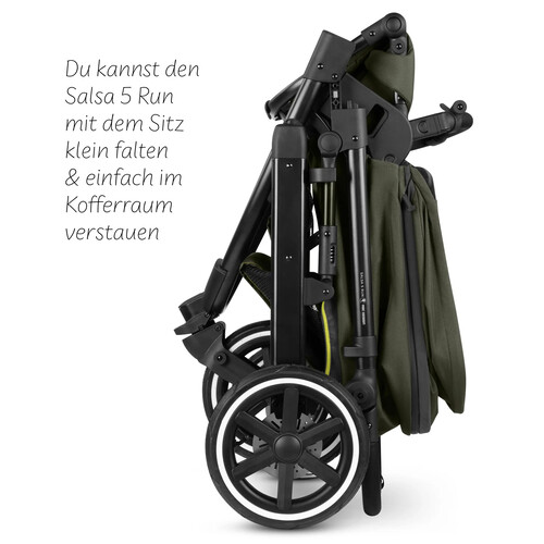 Passeggino 3 in 1 ABC Design Salsa 5 Run — colore Avocado 