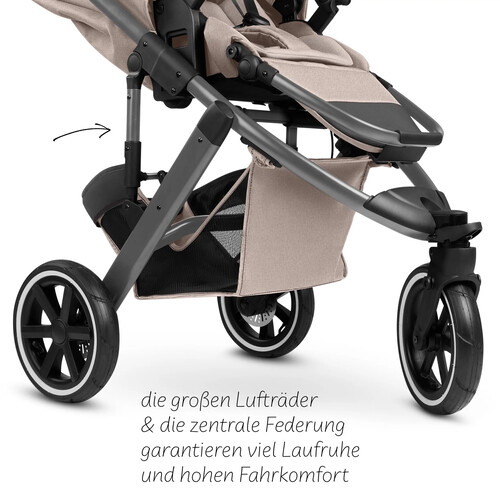 Passeggino 3 in 1 ABC Design Salsa 5 Run — colore Avocado 