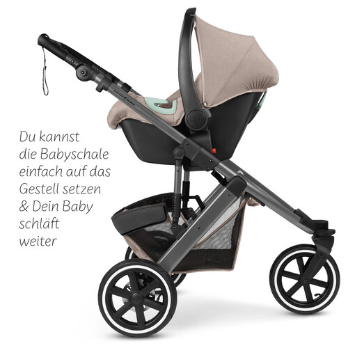 Passeggino 3 in 1 ABC Design Salsa 5 Run — colore Avocado 