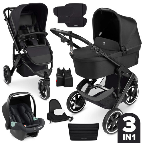Passeggino 3 in 1 ABC Design Salsa 5 Run — colore Avocado 