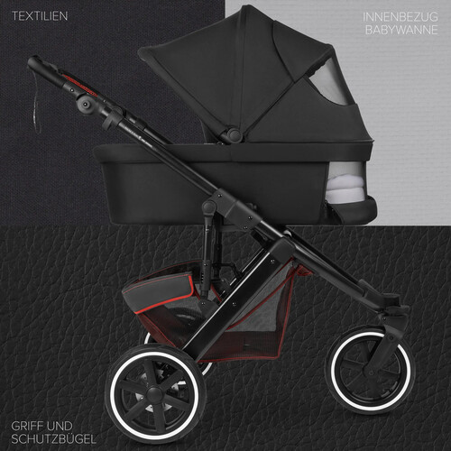 Passeggino 3 in 1 ABC Design Salsa 5 Run — colore Avocado 