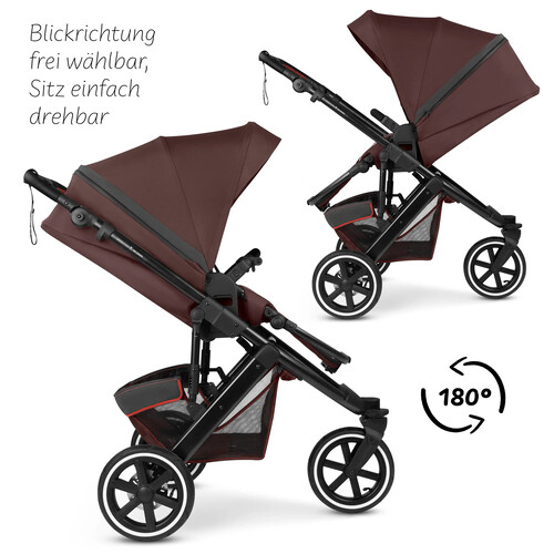 Passeggino 3 in 1 ABC Design Salsa 5 Run — colore Avocado 