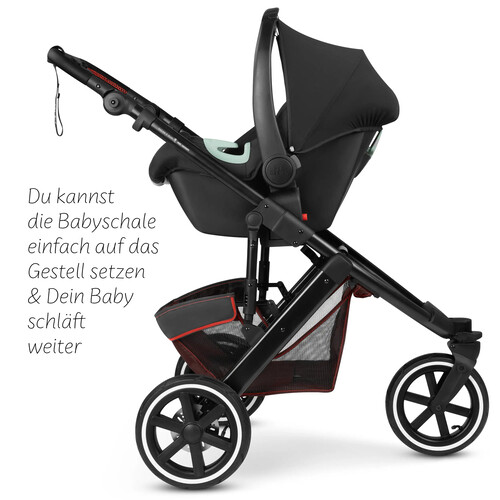 Passeggino 3 in 1 ABC Design Salsa 5 Run — colore Avocado 