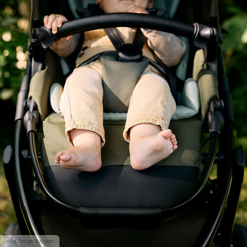 Passeggino 3 in 1 ABC Design Salsa 5 Run — colore Avocado 