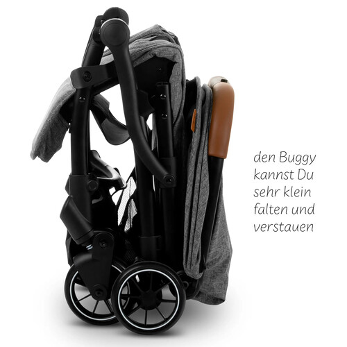 Passeggino 3in1 Stroller set Flash - Woven Graphite 